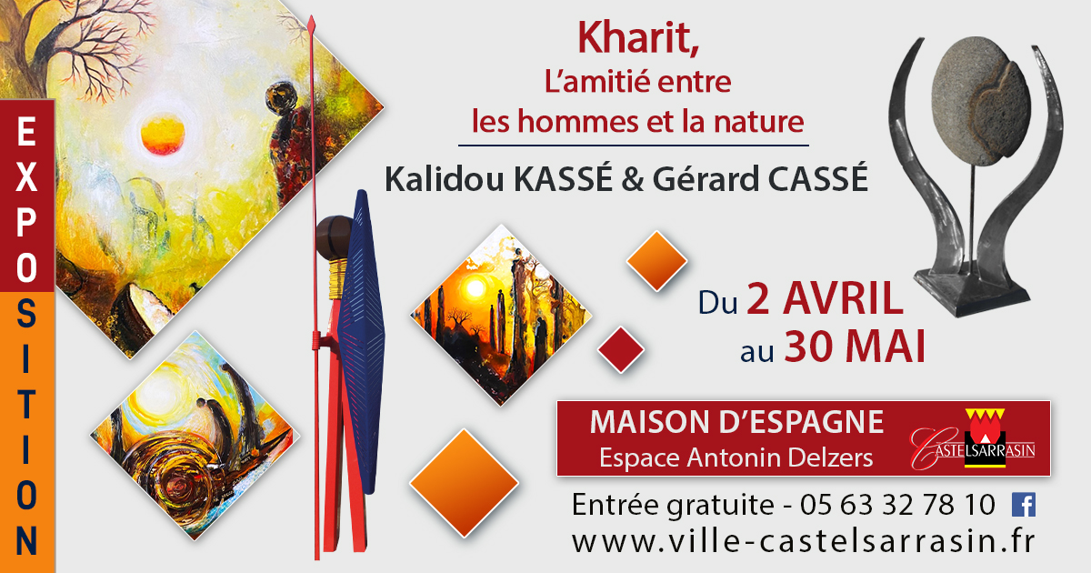 Exposition par les artistes Kalidou KASSÉ et Gérard CASSÉ