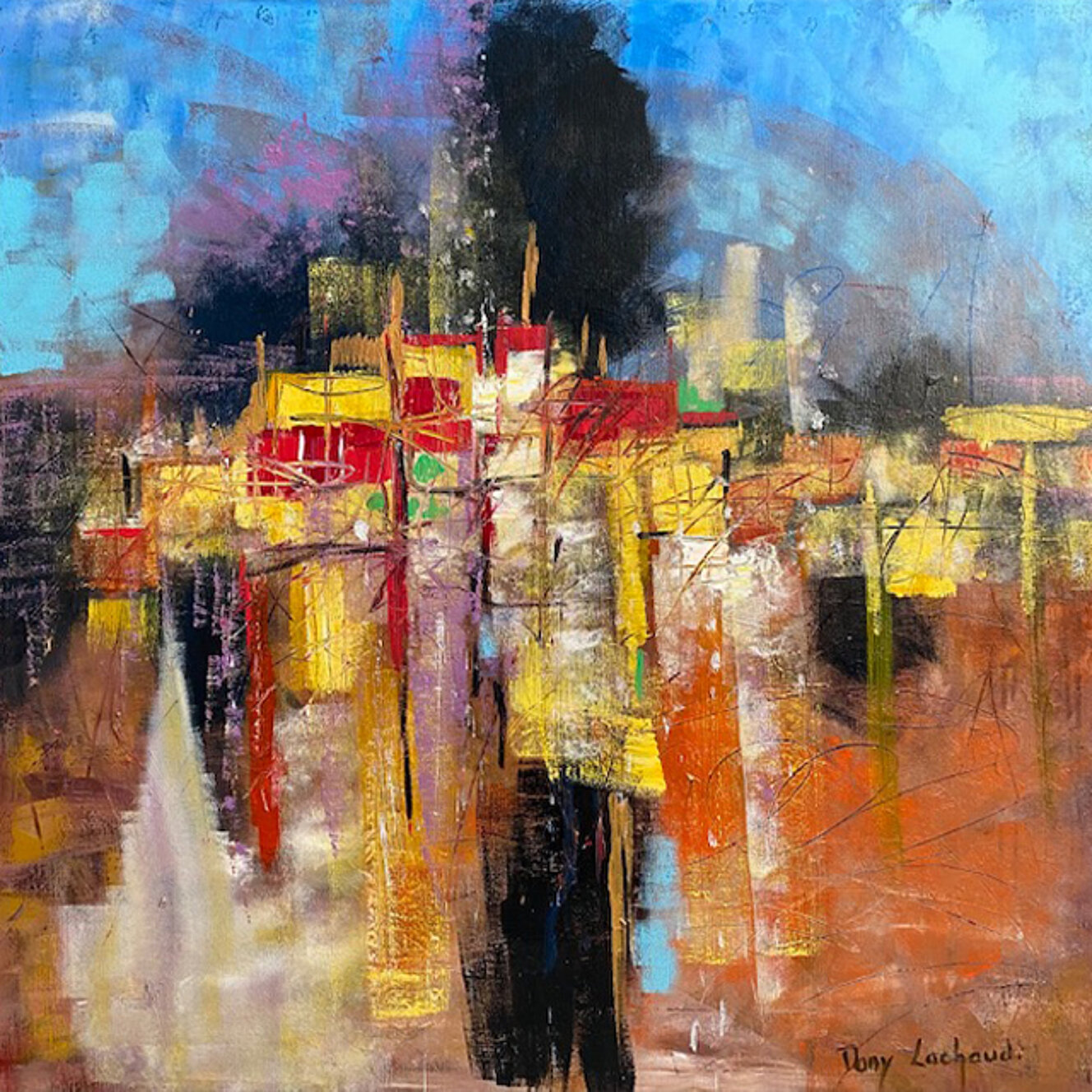 Tableau de l'artiste peintre Dany Lachaud