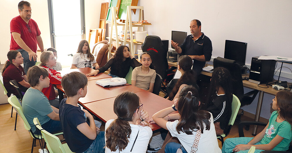 Séance de travail pour la préparation des minis séries "Ma Mairie et Moi"