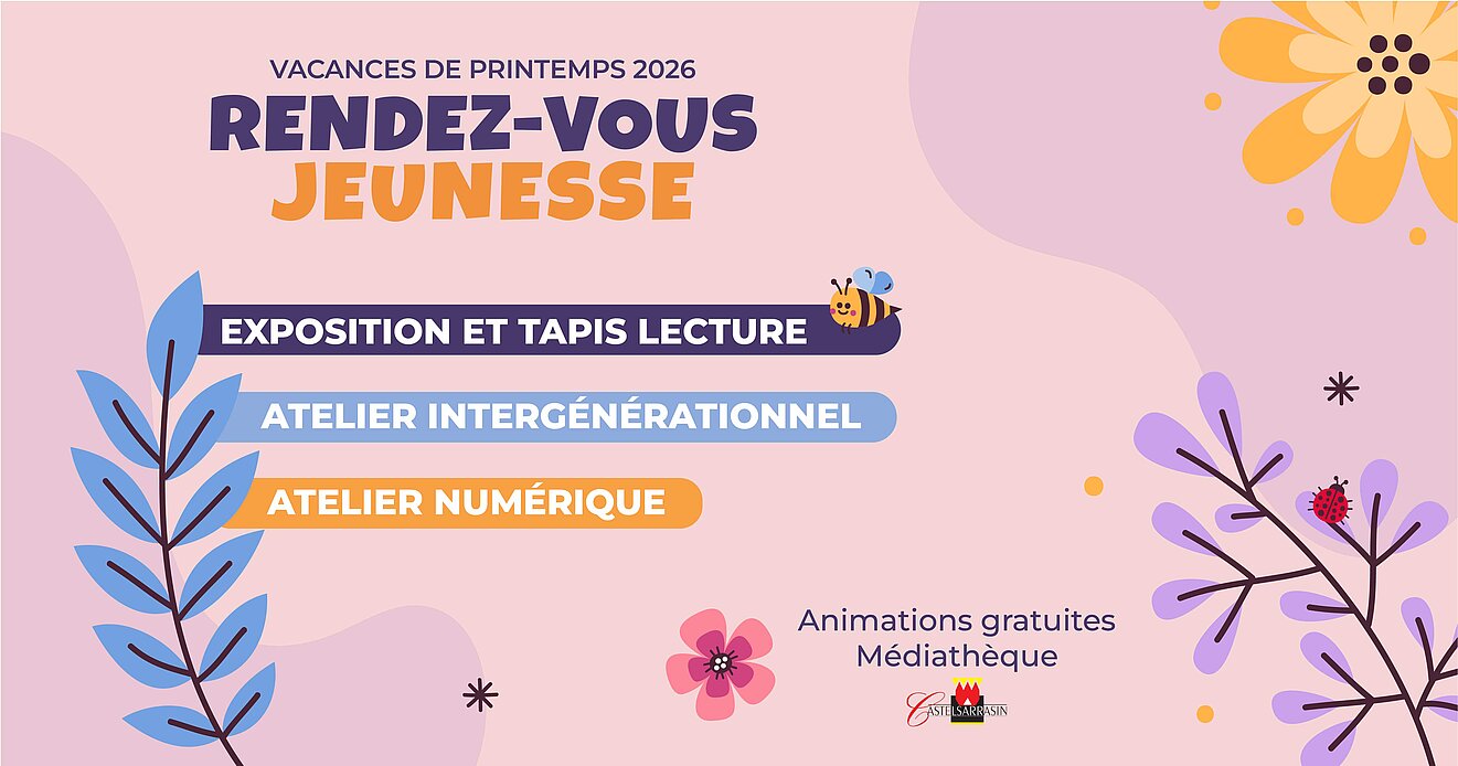 Rendez-vous jeunesse - Programme des vacances de printemps 2026