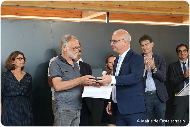 Inauguration des écoles "Simone Veil" et "Eugène Redon"