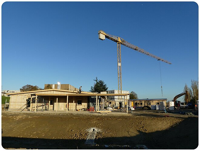 Visite du chantier par les membres du Comité de pilotage Visite du chantier par les membres du Comité de pilotage