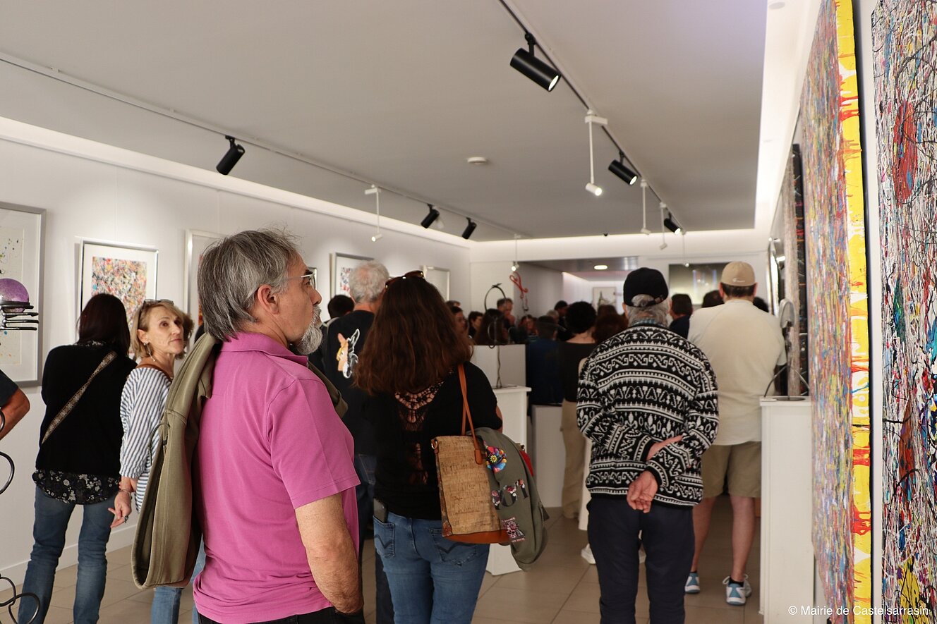 Vernissage de l'exposition Irréalité avec les artistes Benoît OLIVE et Thoerry JAMME