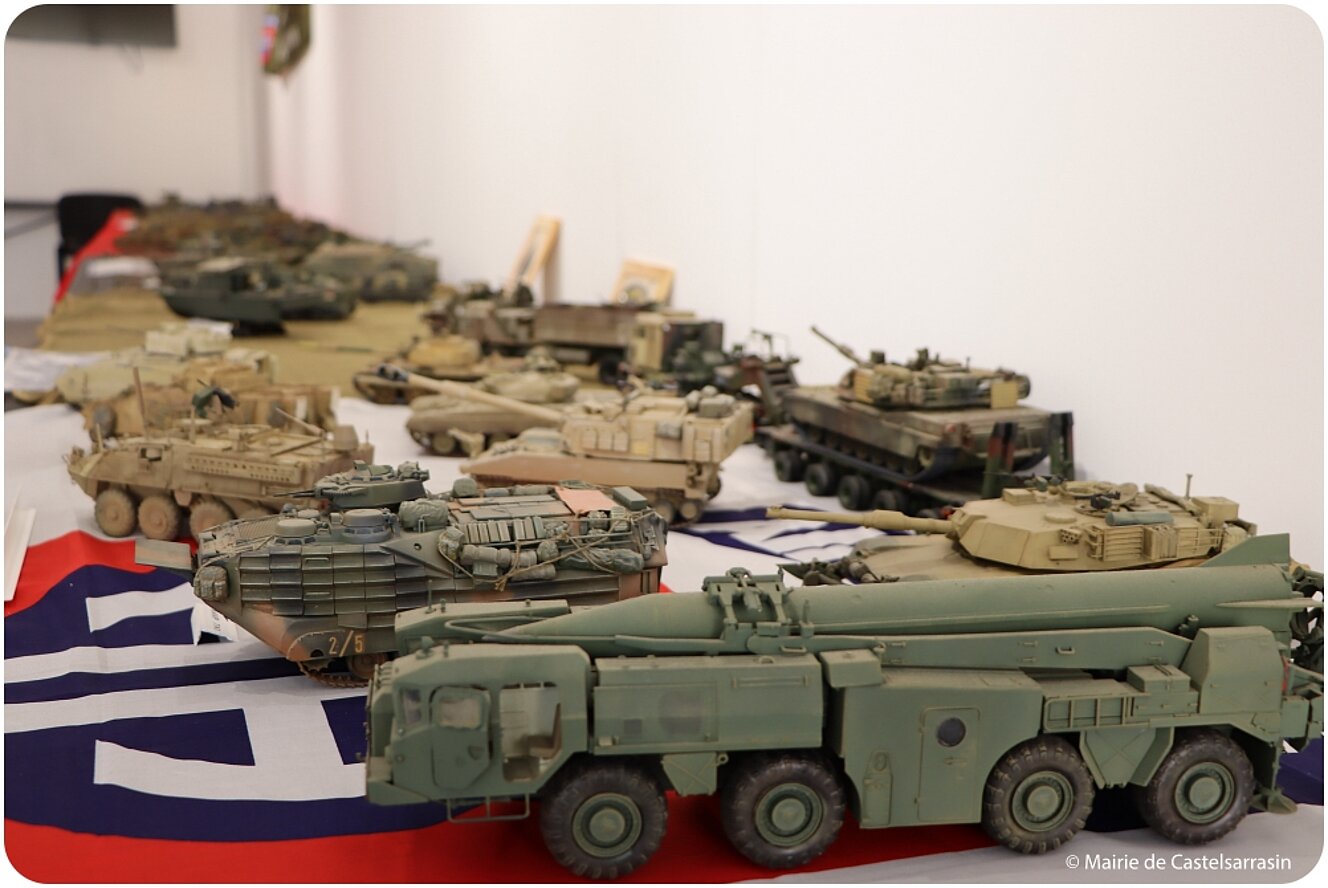 EXPOSITION "Maquettes de véhicules militaires" Avec le maquettiste Thierry DUVAL - Du 3 au 30 mai 2023