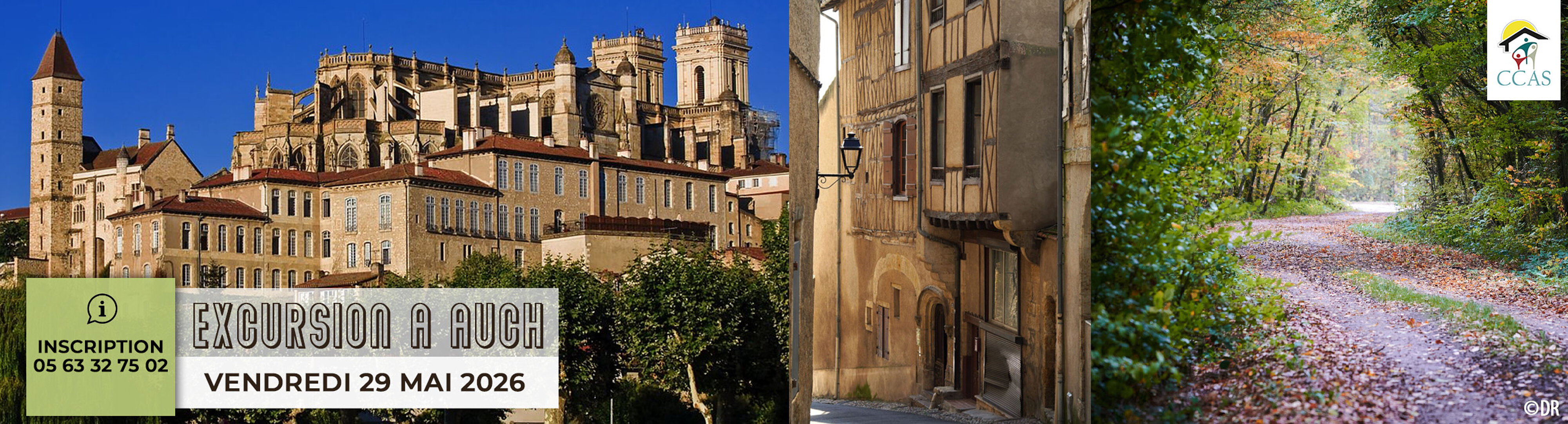 Excursion à Auch le vendredi 29 mai 2026 Excursion à Auch le vendredi 29 mai 2026