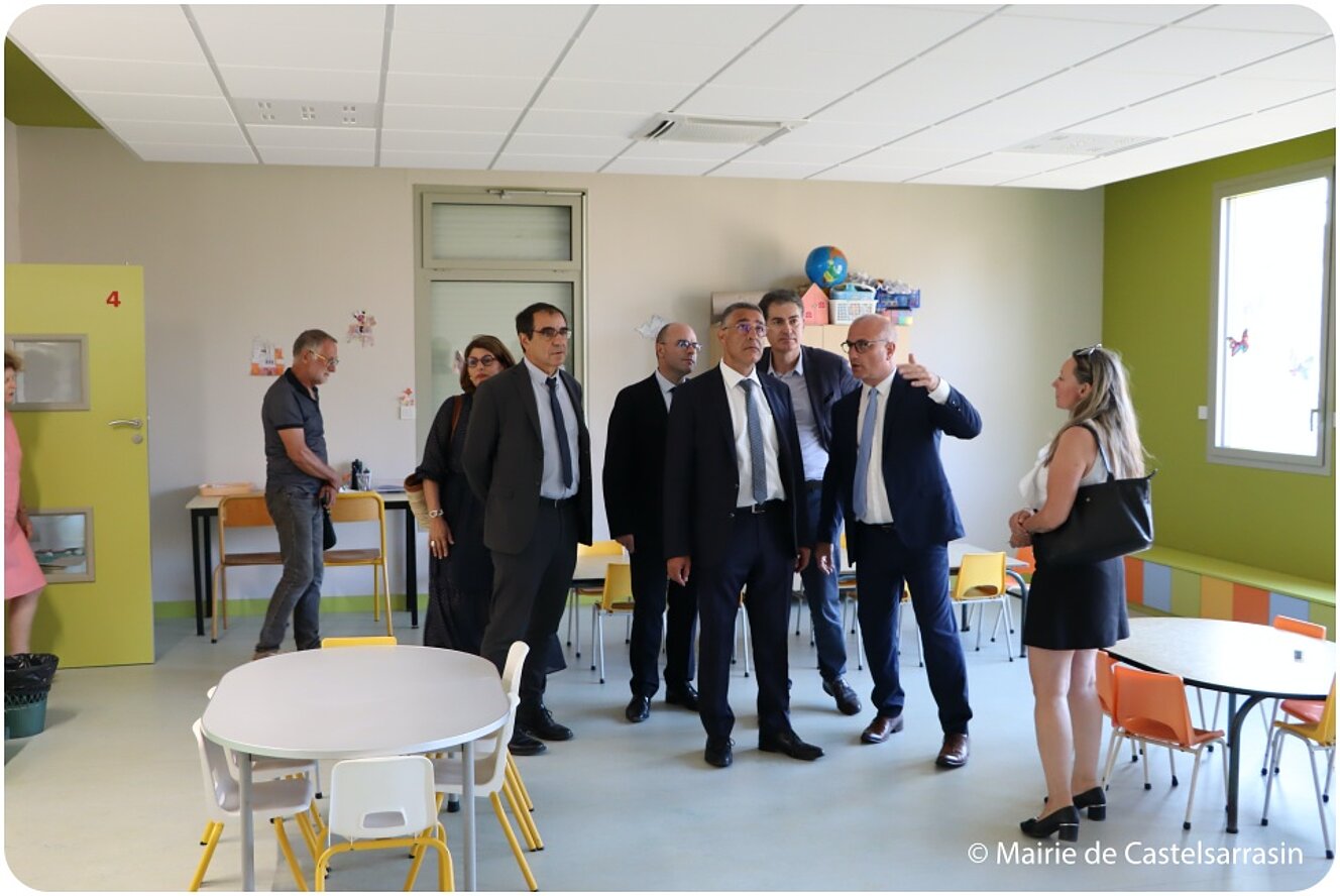 Visite des locaux