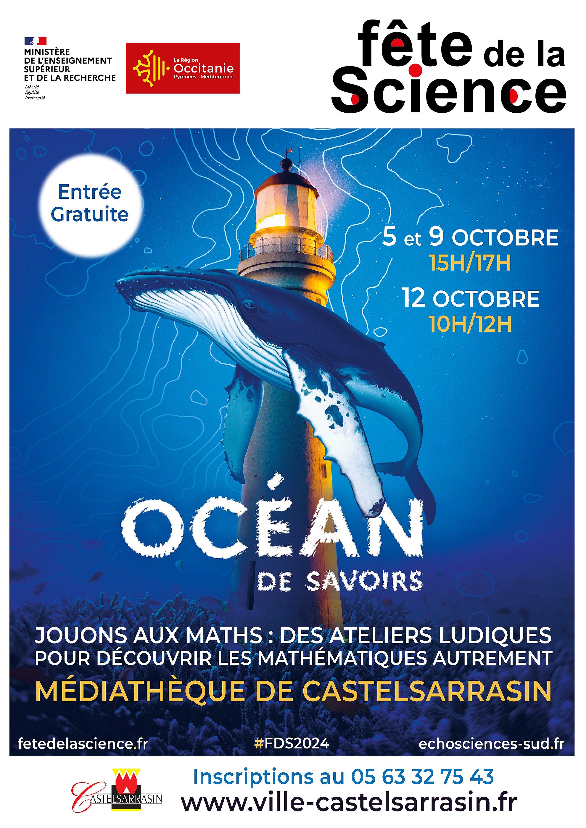 Affiche de la Fête de la Science 2024