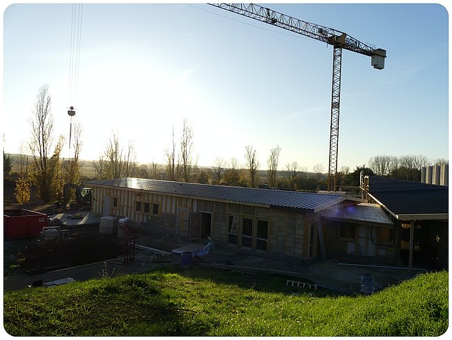 Visite du chantier par les membres du Comité de pilotage