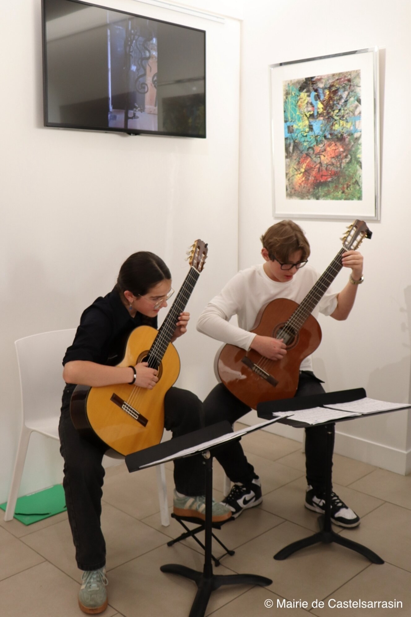 Vernissage de l'exposition Irréalité avec les artistes Benoît OLIVE et Thoerry JAMME