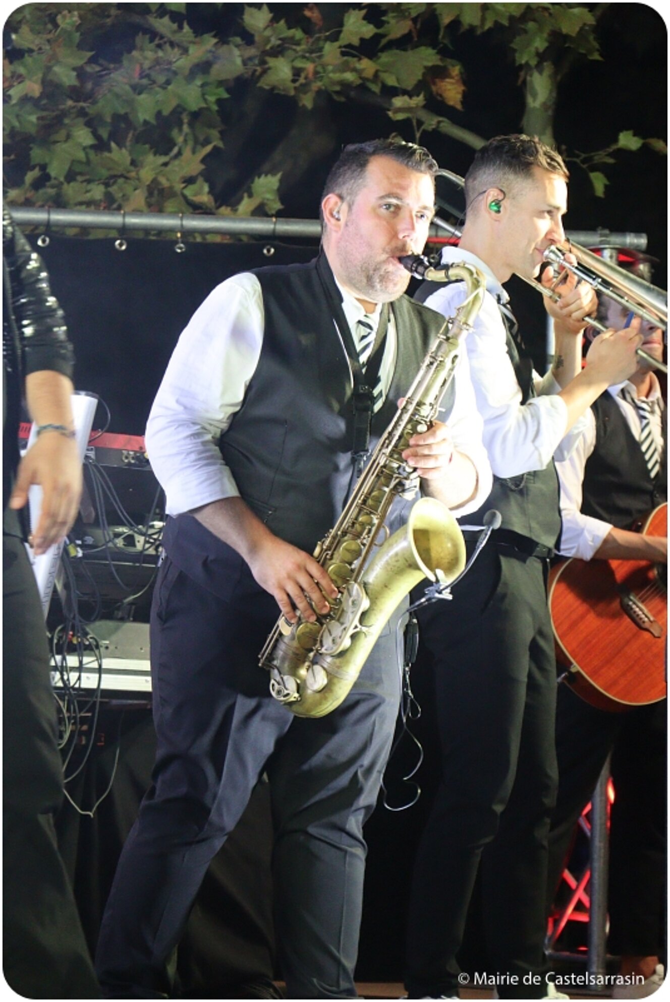 Fête de la Libération a la promenade du Château le mardi 20 août 2024 avec l'orchestre Newzik de Bruno Esposito