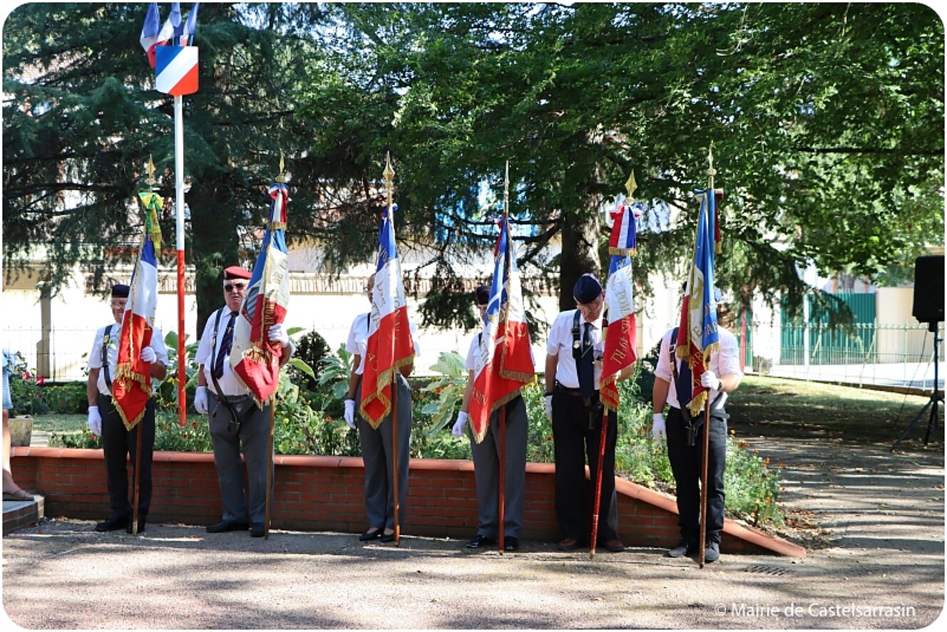 Cérémonie commémorative du 79ème anniversaire de la Libération de Castelsarrasin