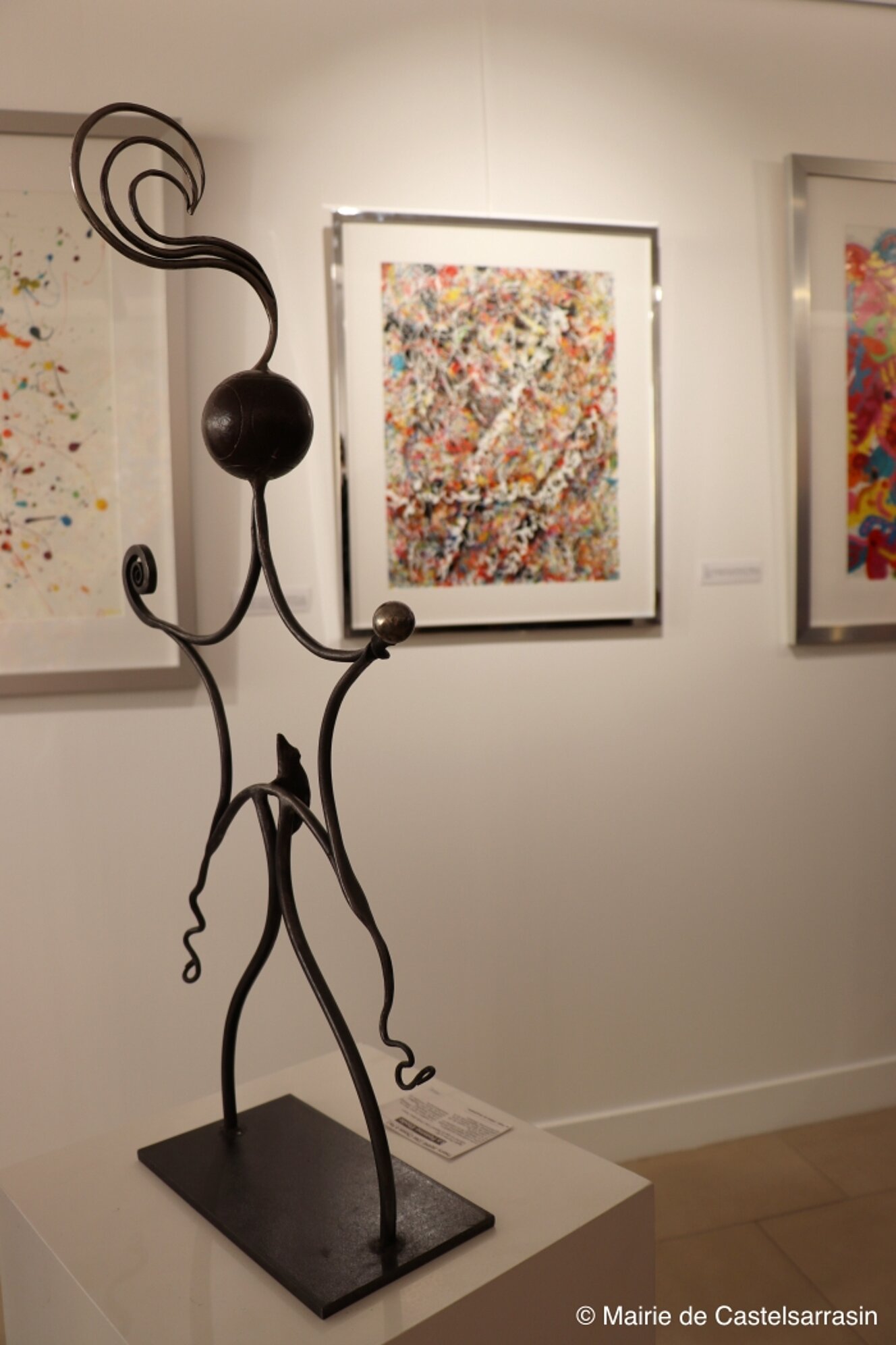 Vernissage de l'exposition Irréalité avec les artistes Benoît OLIVE et Thoerry JAMME