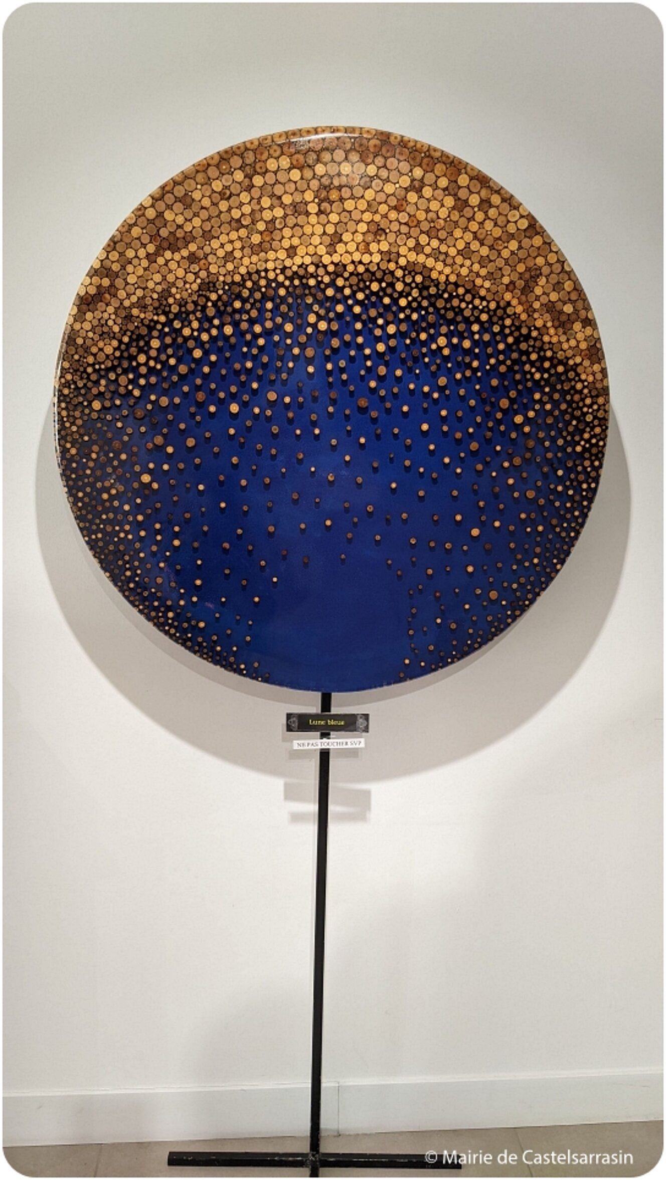 Exposition « Le bois de bout, une technique picturale graphique inédite »   avec l'artiste Daniel RENÉ