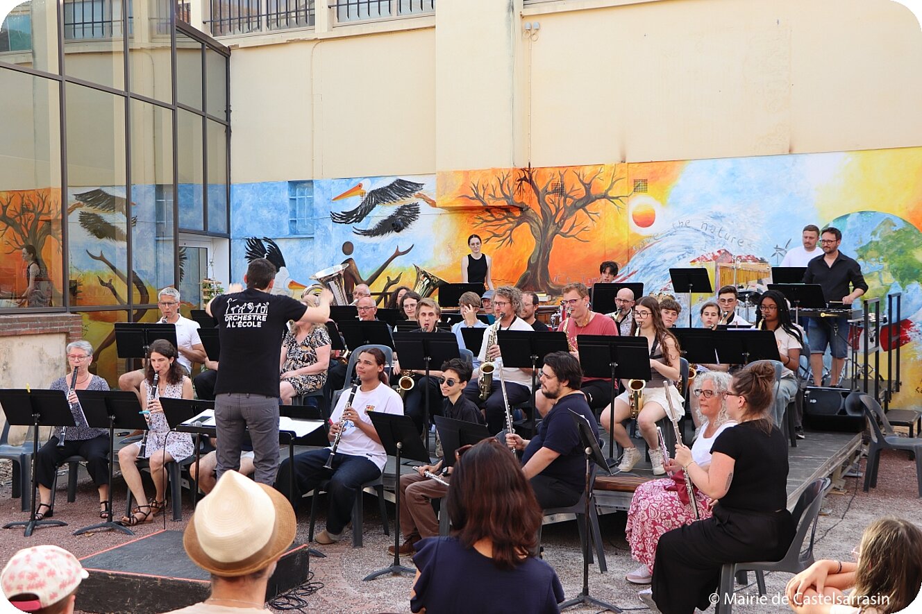 Fête de la musique avec l'École municipale de musique de Castelsarrasin le 19 juin 2026
