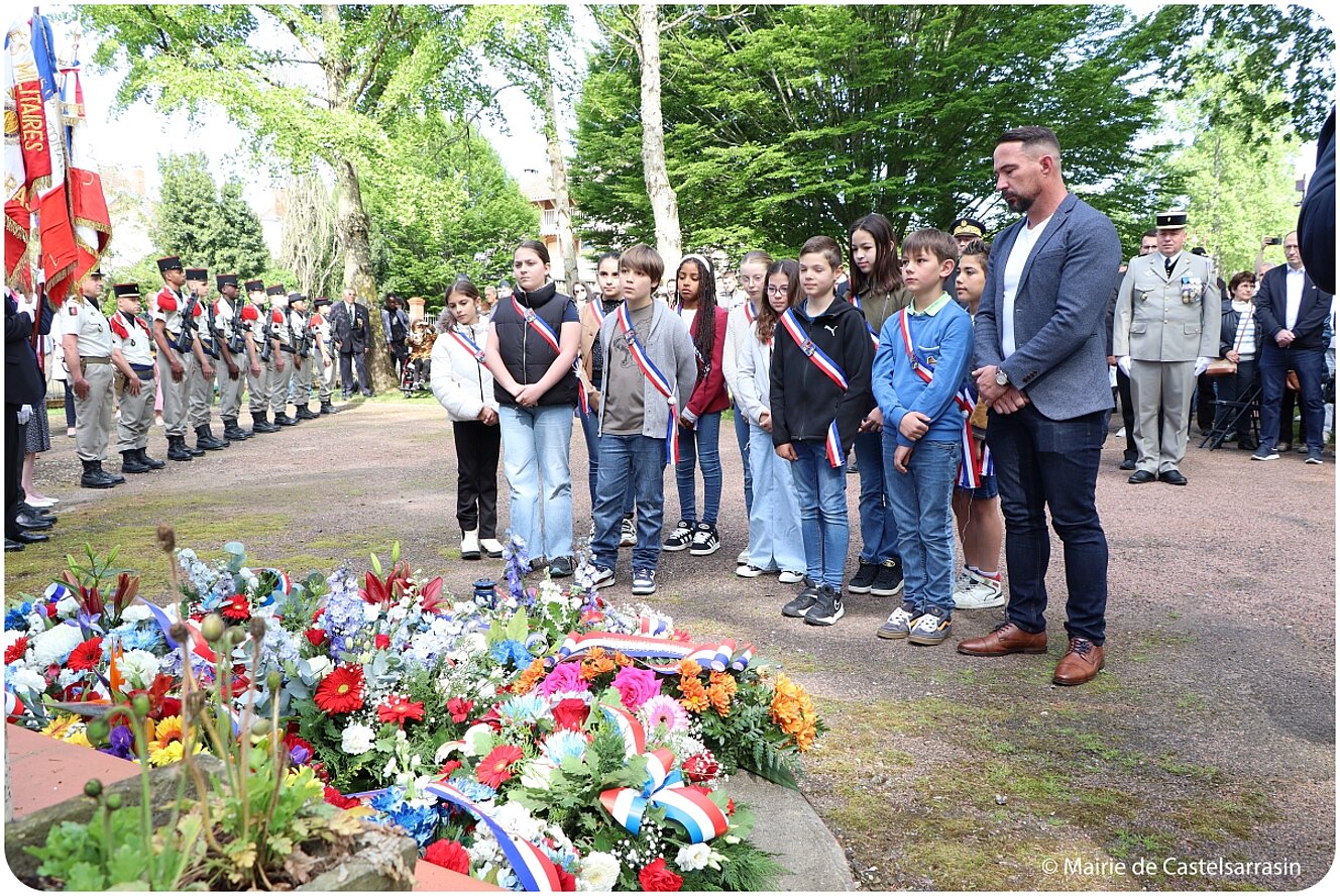 Cérémonie au monument aux Morts de Castelsarrasin - Jeudi 8 mai 2025