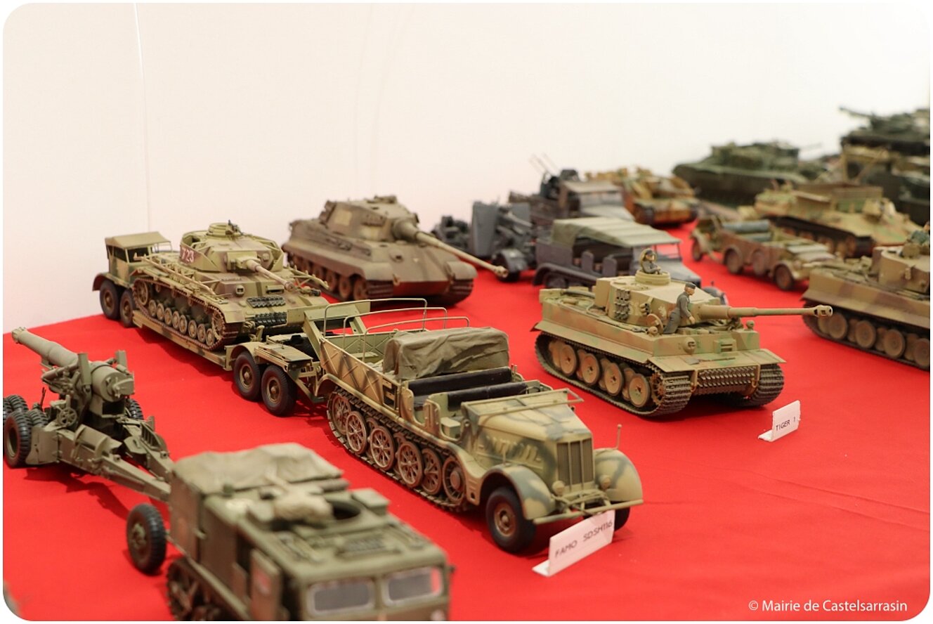 EXPOSITION "Maquettes de véhicules militaires" Avec le maquettiste Thierry DUVAL - Du 3 au 30 mai 2023