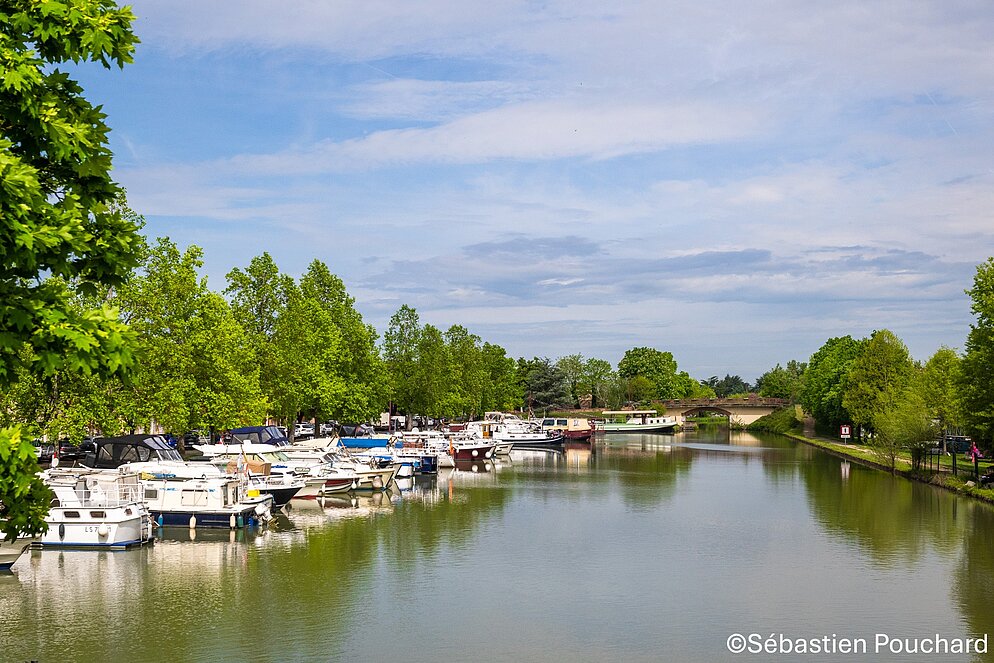 Photo du Canal des deux mers à Castelsarrasin