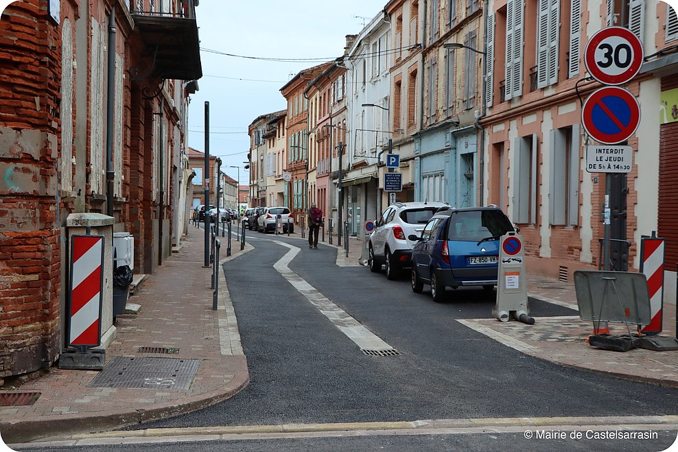 Phase 2 - Travaux rue de la révolution - © Mairie de Castelsarrasin 