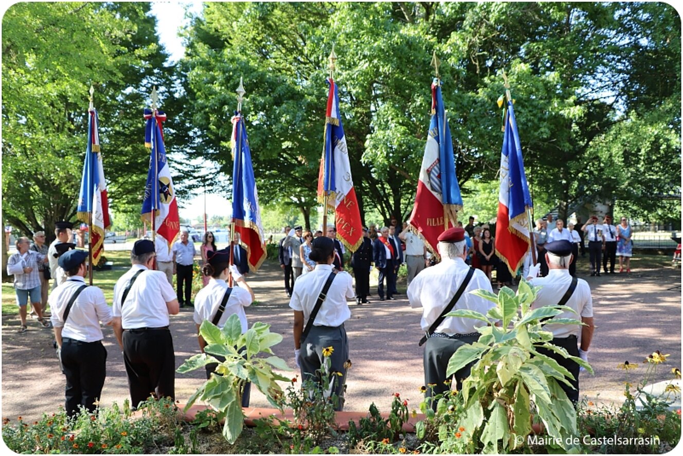 Cérémonie commémorative du 79ème anniversaire de la Libération de Castelsarrasin