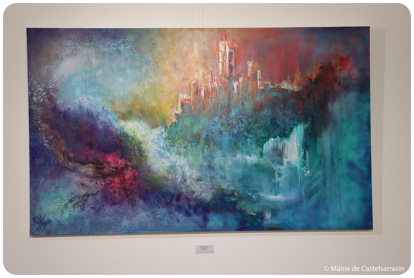 Tableau dans des tons bleus Tableau dans des tons bleus