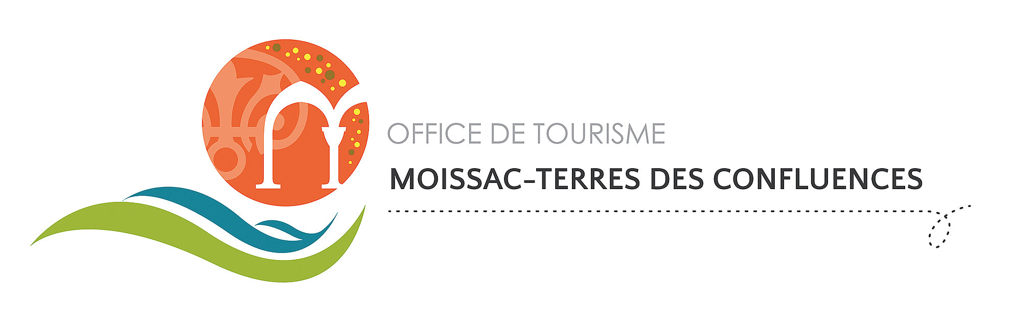 Logo de l'office de tourisme Moissac Terres des Confluences Logo de l'office de tourisme Moissac Terres des Confluences