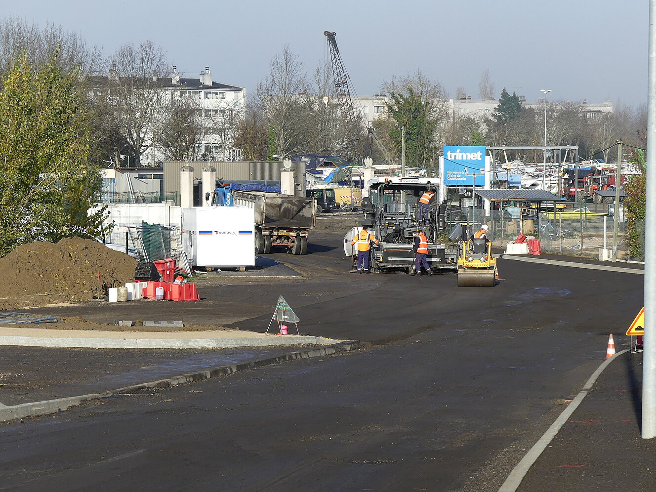 Lissage du goudron Lissage du goudron