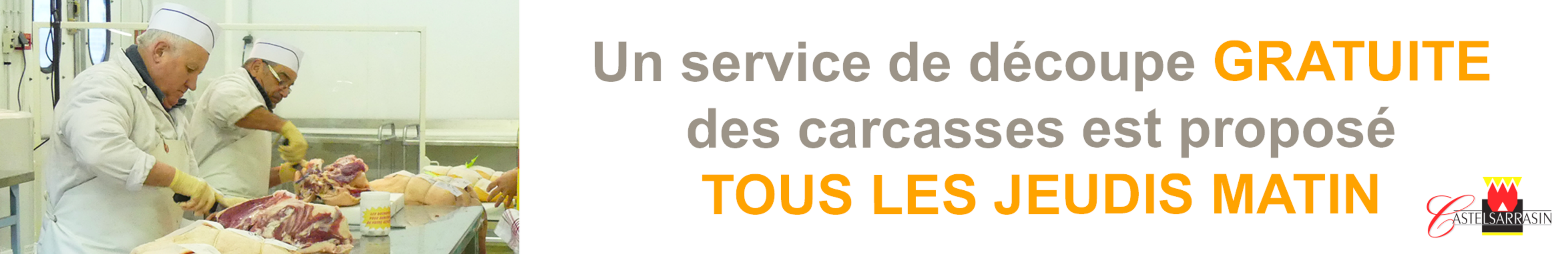 Bannière service de découpe