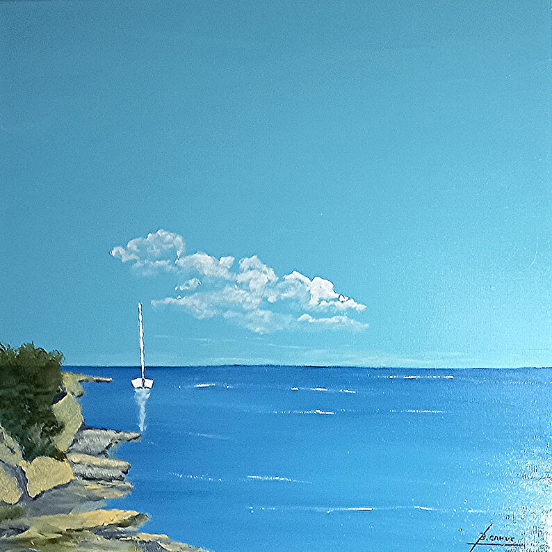 Peinture de l'artiste peintre Bernard Cahue