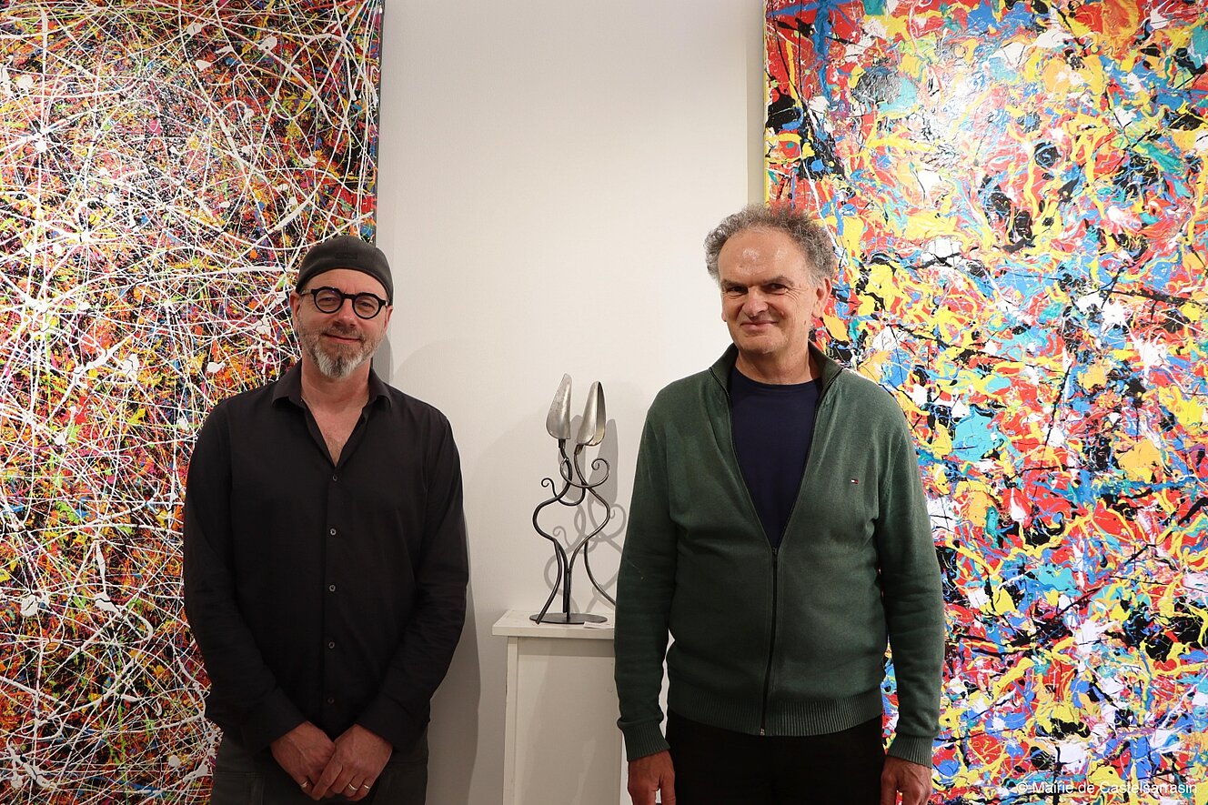 Vernissage de l'exposition Irréalité avec les artistes Benoît OLIVE et Thoerry JAMME