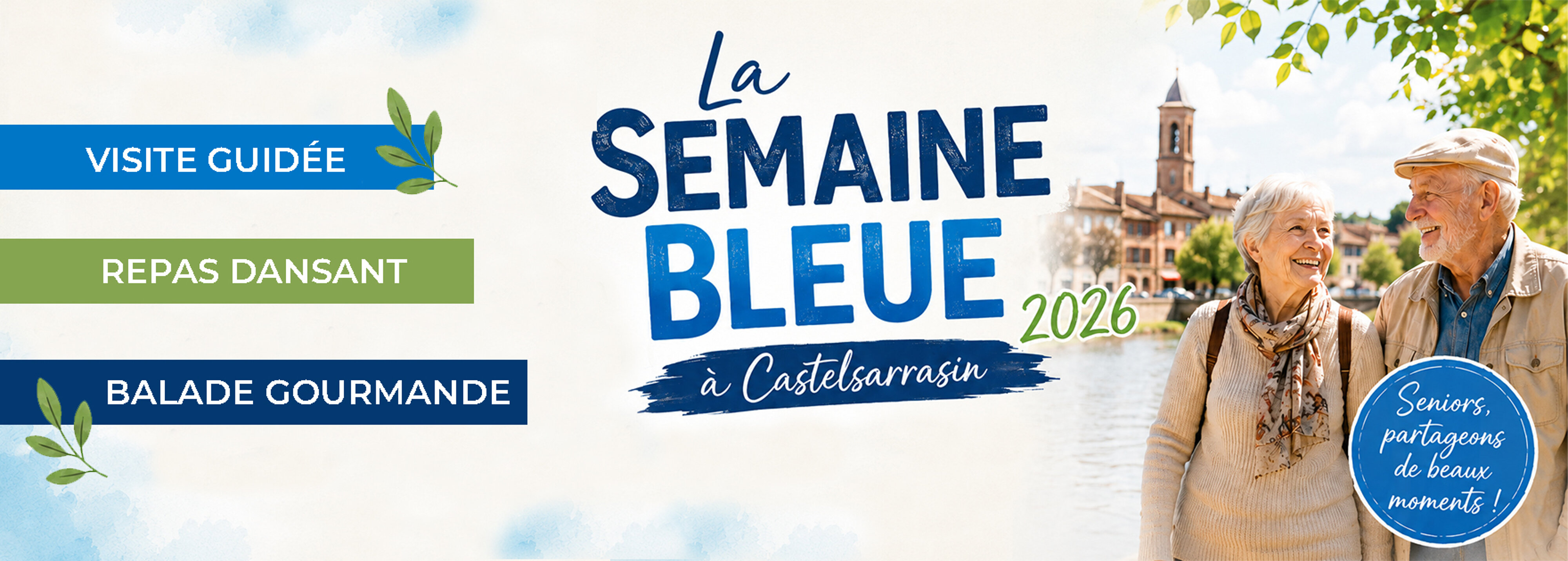 La semaine bleue. Seniors, partageons de beaux moments !