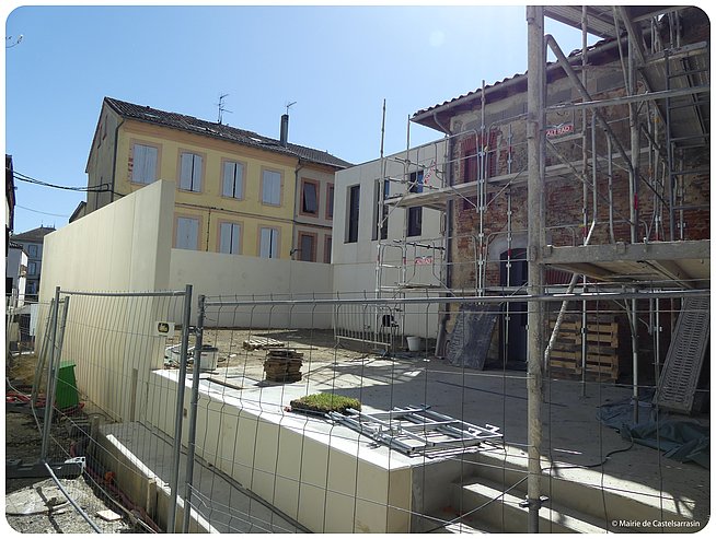 Chantier maison d'espagne