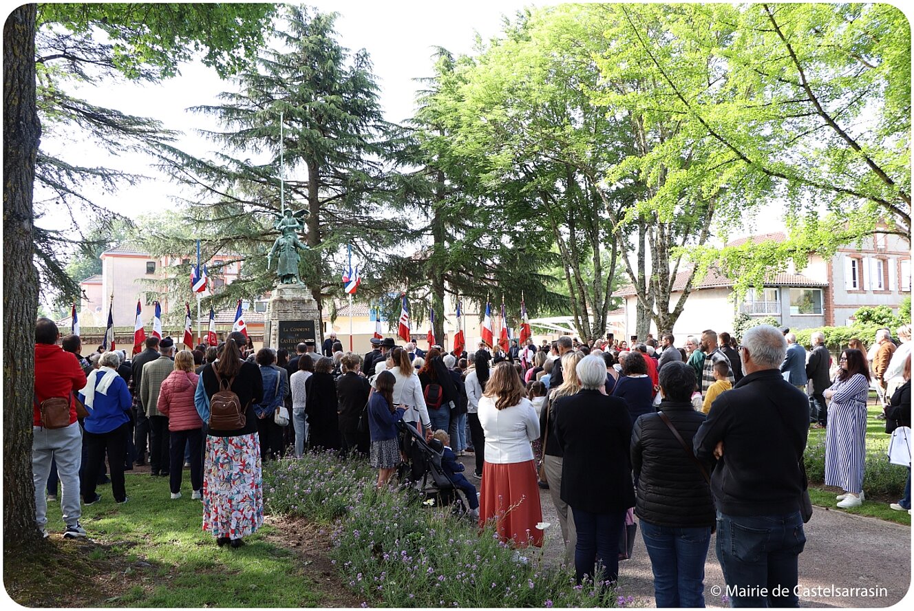 Cérémonie au monument aux Morts de Castelsarrasin - Jeudi 8 mai 2025