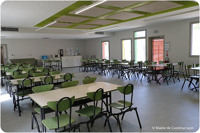 Photos des travaux de l'école maternelle Eugène Redon au mois de juillet 2022