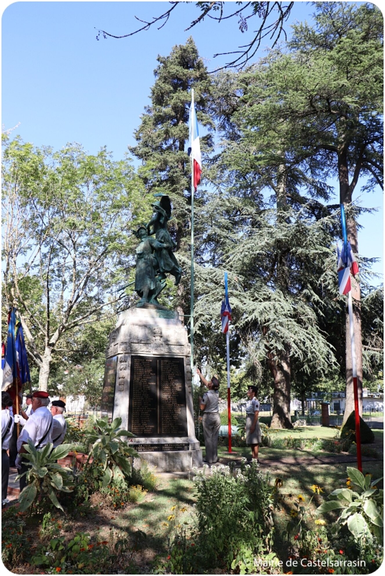 Cérémonie commémorative du 79ème anniversaire de la Libération de Castelsarrasin