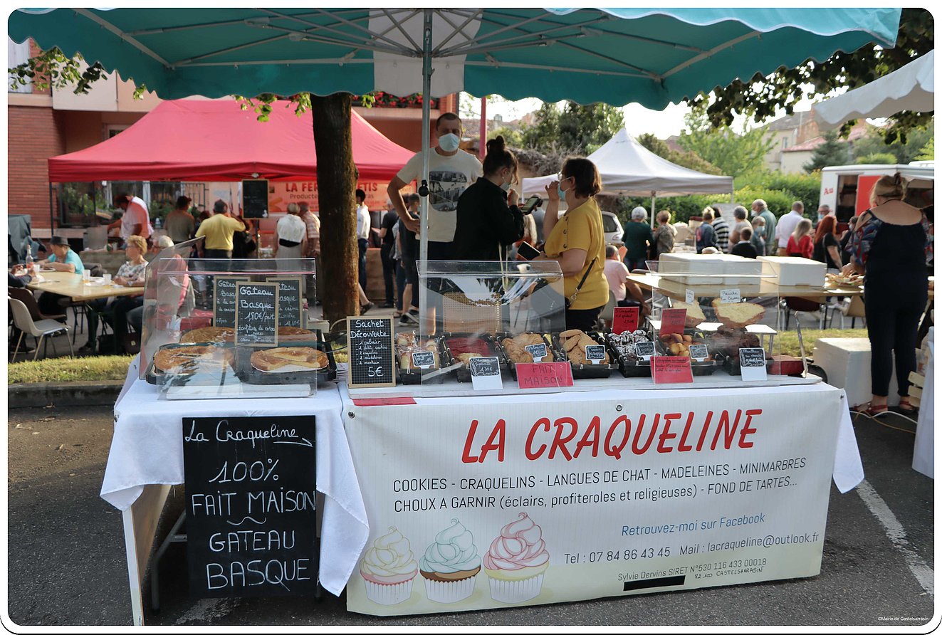 Stands marché artisanal