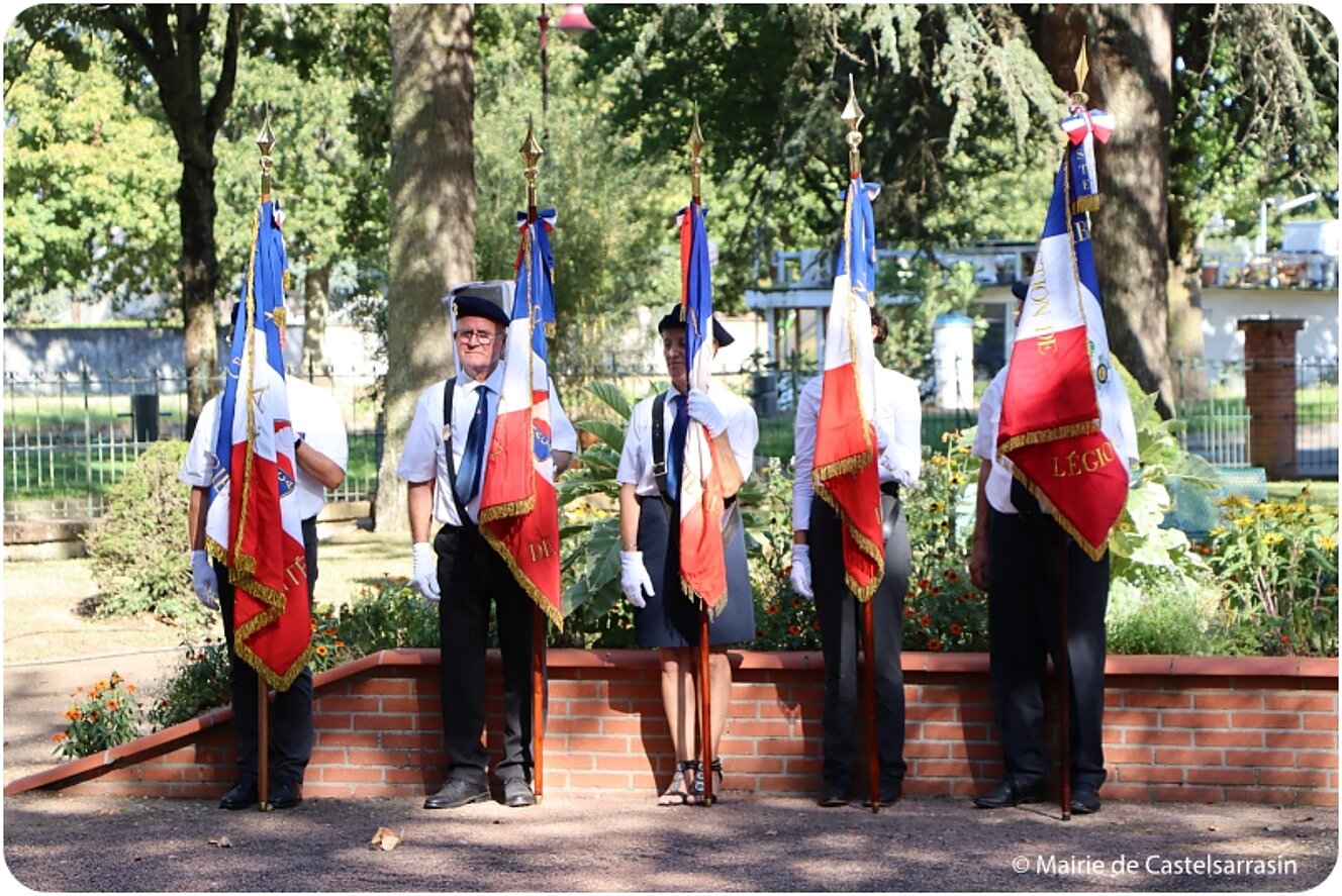 Cérémonie commémorative du 79ème anniversaire de la Libération de Castelsarrasin