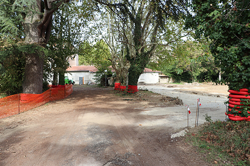Chantier du Pôle enfance - octobre 2023 Chantier du Pôle enfance - octobre 2023