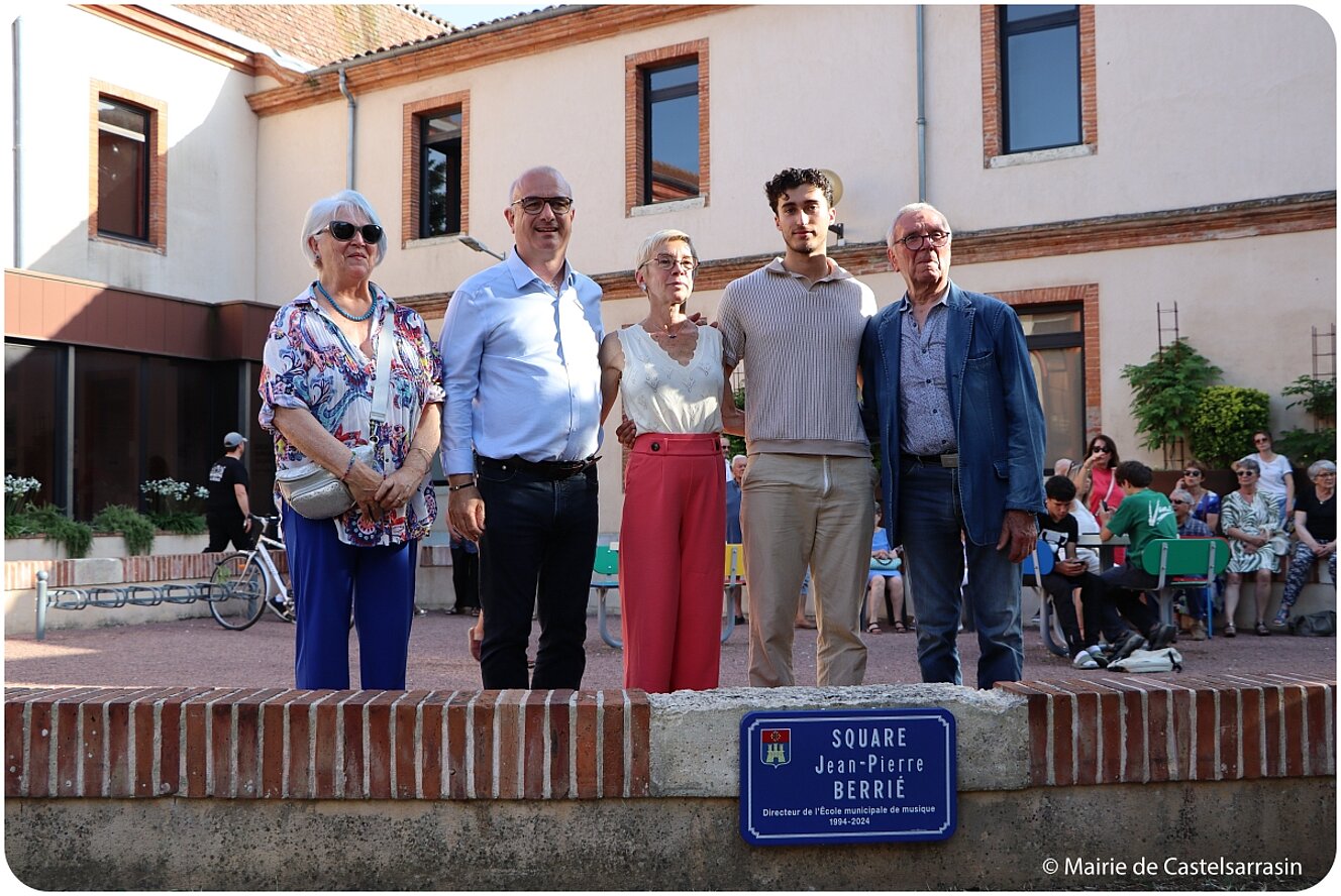 Inauguration du Square Jean-Pierre Berrié