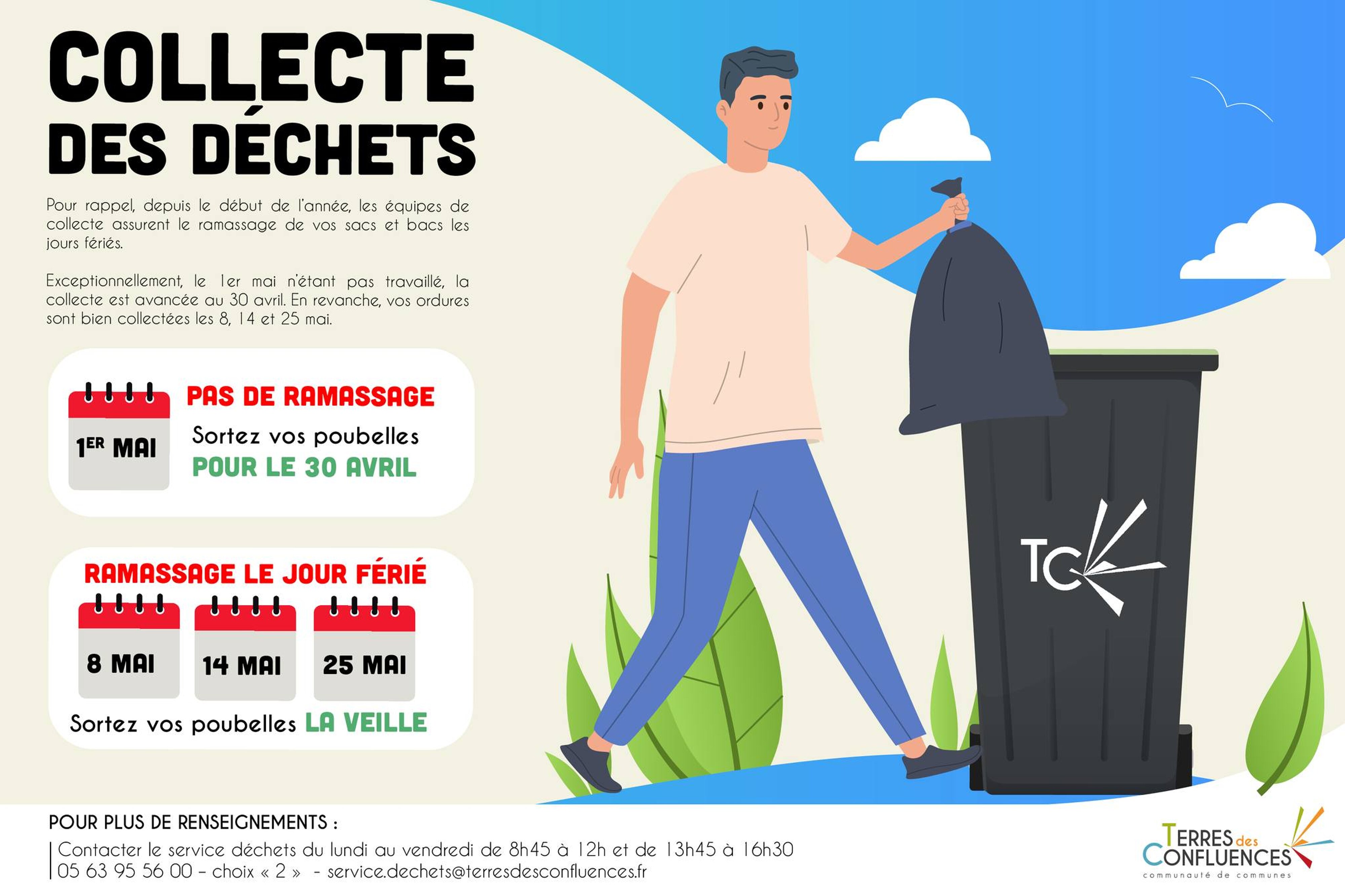 Collecte des déchets - Mai 2026