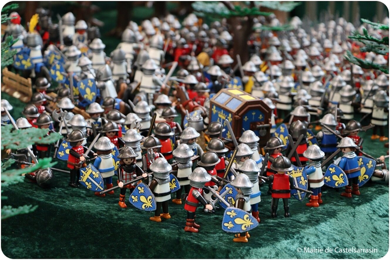 Exposition Playmobil durant les fêtes de Noël à Castelsarrasin