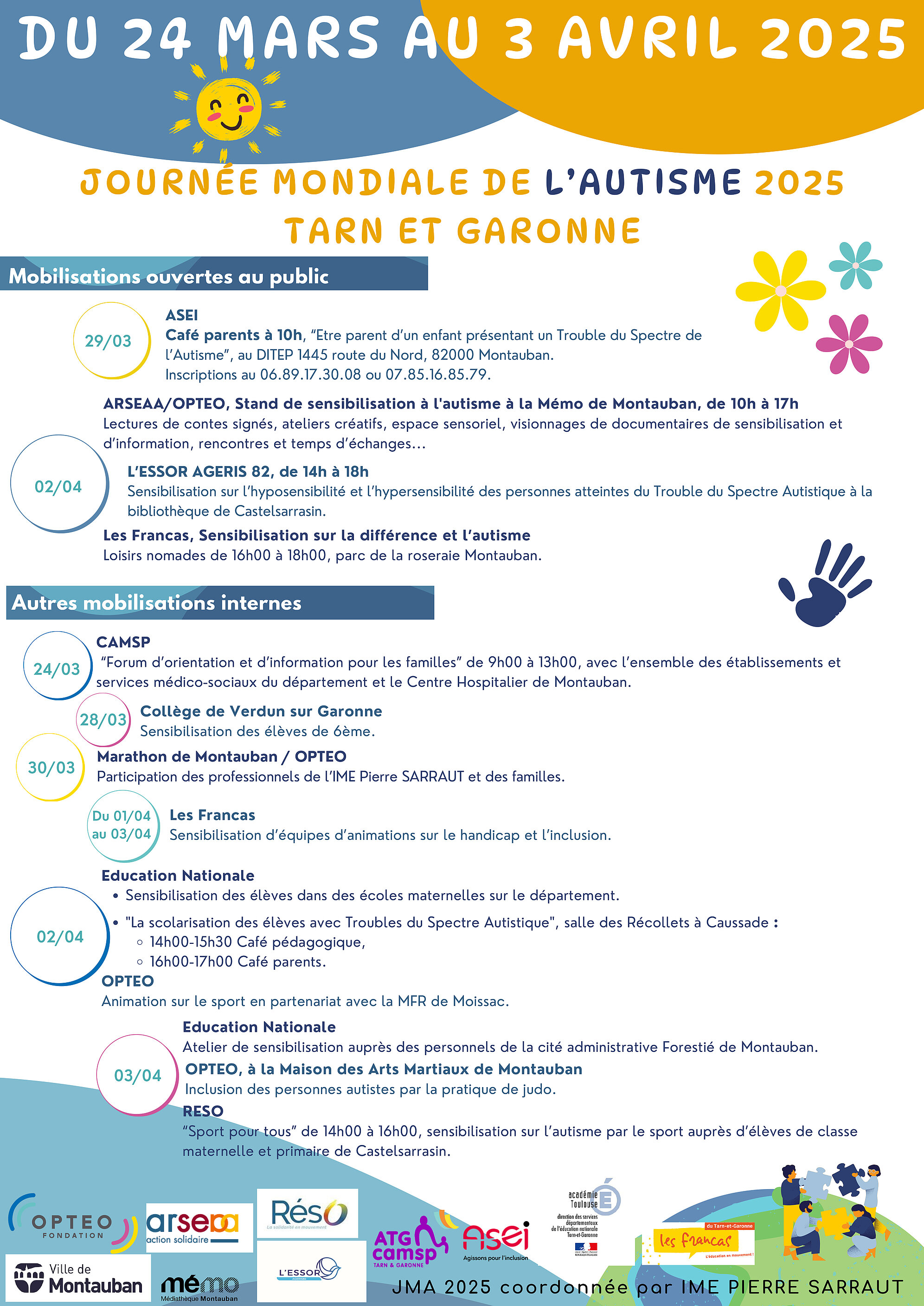 Programme : Journée mondiale de l'autisme 2025