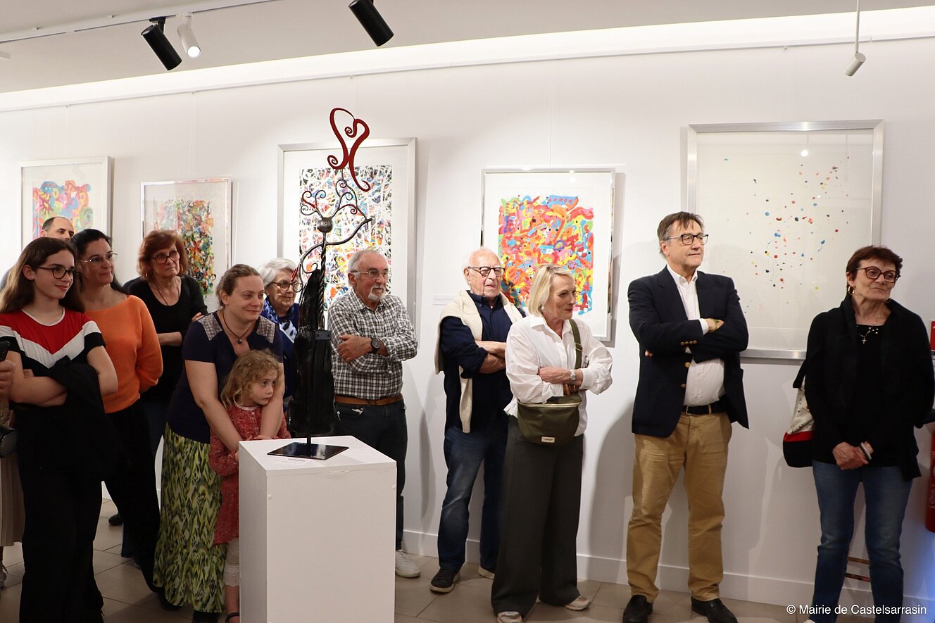 Vernissage de l'exposition Irréalité avec les artistes Benoît OLIVE et Thoerry JAMME