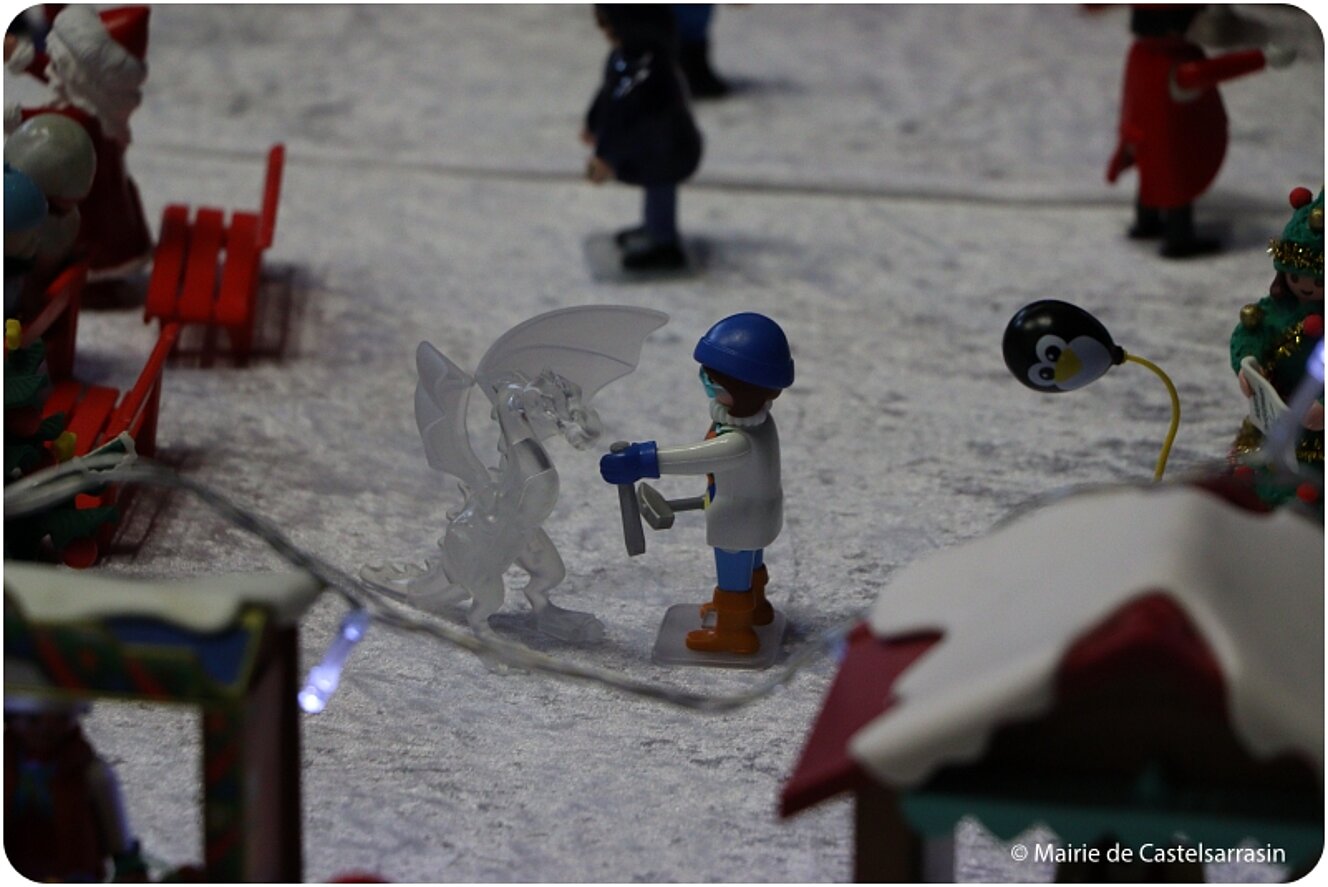 Exposition Playmobil durant les fêtes de Noël à Castelsarrasin