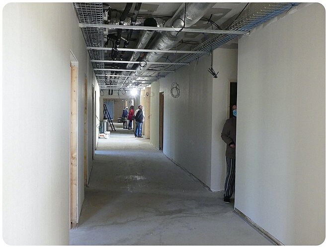 Visite du chantier par les membres du Comité de pilotage Visite du chantier par les membres du Comité de pilotage