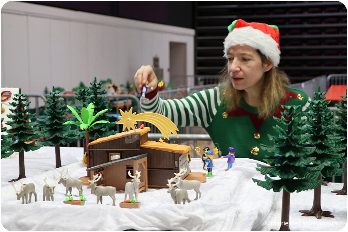 Exposition Playmobil durant les fêtes de Noël à Castelsarrasin
