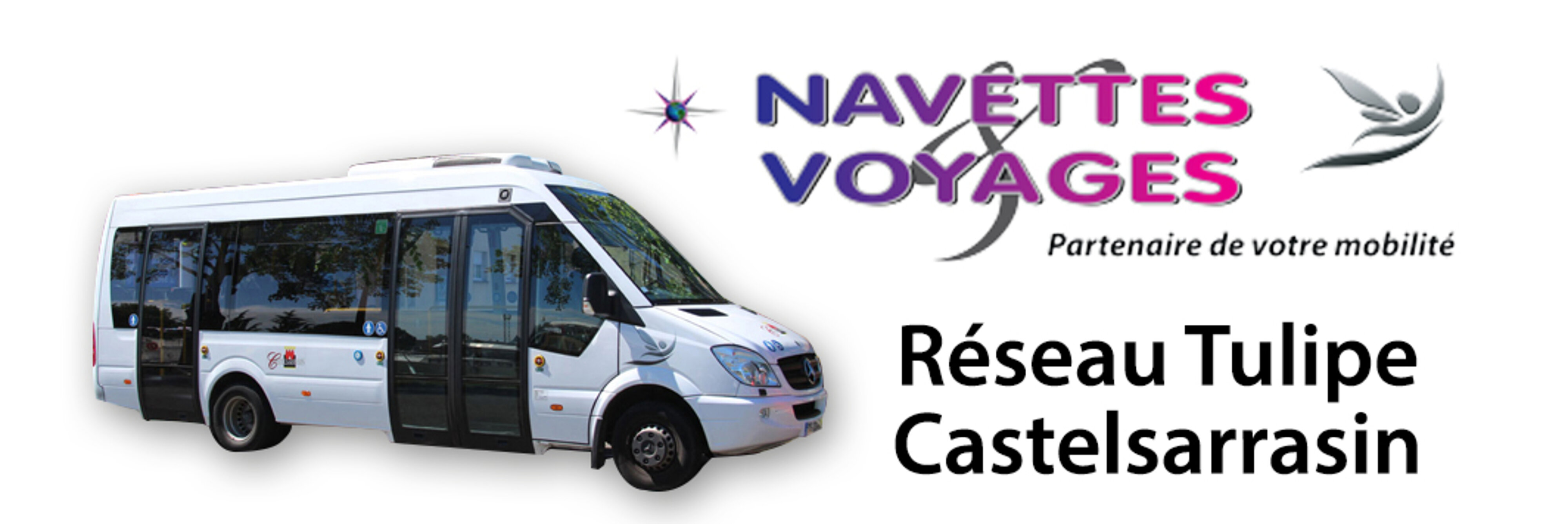 Navettes voyages partenaires de votre mobilité, réseau Tulipe Castelsarrasin Navettes voyages partenaires de votre mobilité, réseau Tulipe Castelsarrasin