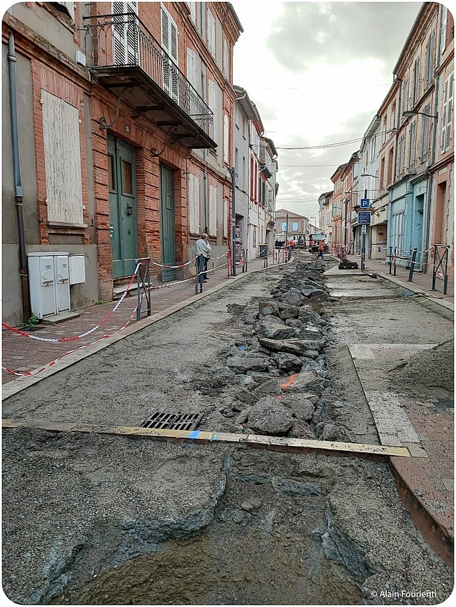 Phase 1 - Travaux rue de la révolution - © Alain Fourlenti - Phase 1 - Travaux rue de la révolution - © Alain Fourlenti - 1