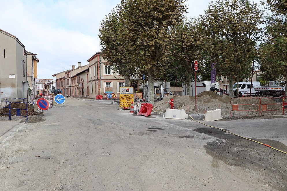Travaux Boulevard de la Republique - Octobre 2024
