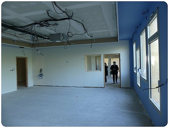 Visite du chantier par les membres du Comité de pilotage Visite du chantier par les membres du Comité de pilotage