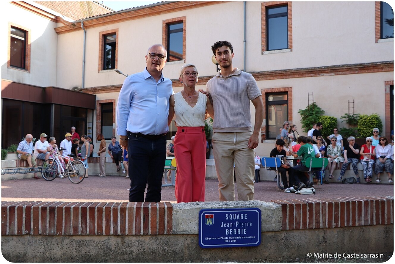 Inauguration du Square Jean-Pierre Berrié